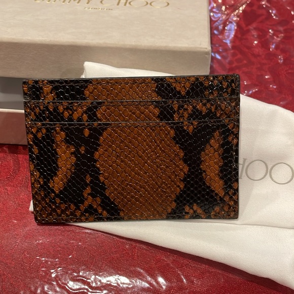 BNWT Jimmy Choo Card Case Holder Authentic - Picture 6 of 8